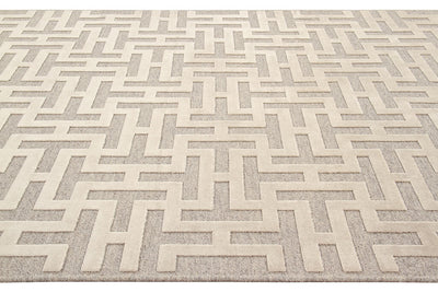 Tappeto Moderno MAYFAIR 5 Ecrù Avorio – Design Contemporaneo - CarpetLiving