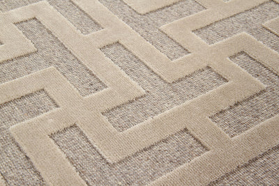 Tappeto Moderno MAYFAIR 5 Ecrù Avorio – Design Contemporaneo - CarpetLiving