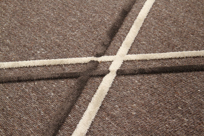 Tappeto Moderno MAYFAIR 4 Tabacco Avorio – Design Contemporaneo - CarpetLiving