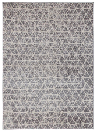 Tappeto Moderno Geometrico CASA - Avorio Grigio | Ideale per Soggiorno e Camera da Letto - CarpetLiving