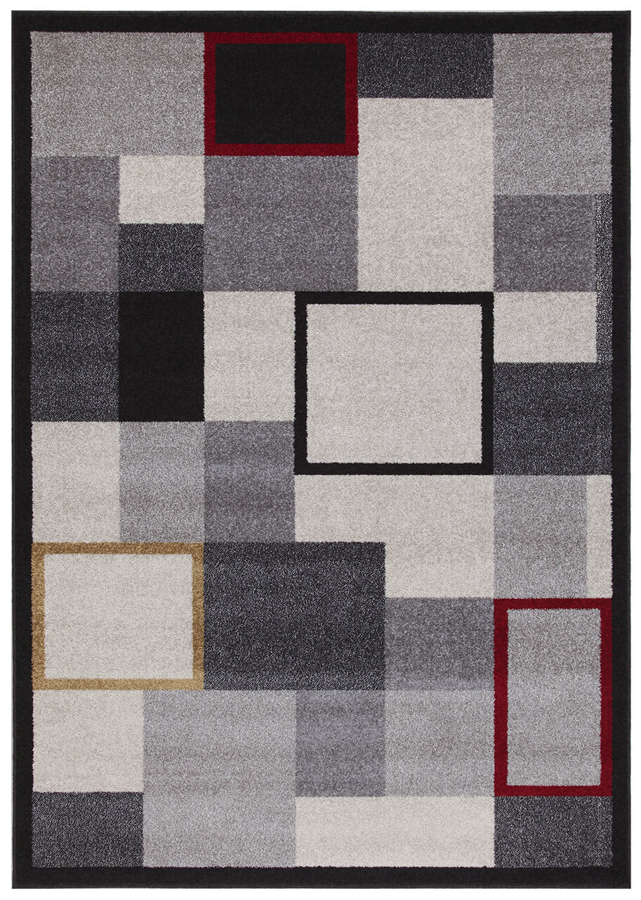 CASA G GREY RED GOLD