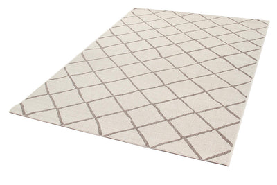 Tappeto esterno Veranda Champagne Taupe geometrico e resistente - CarpetLiving