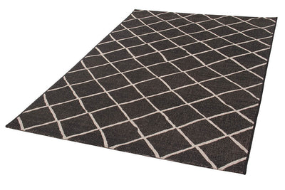 Tappeto da Esterno/Interno Veranda C Black Silver - Geometrico - CarpetLiving