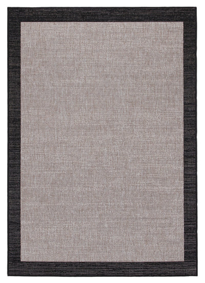 Tappeto Interno Esterno Veranda E Grey – Effetto Juta – Grigio e Nero - CarpetLiving