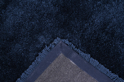 Tappeto Shaggy Desio - Blu - Morbido e Resistente - Tinta Unita | Ideale per Soggiorno e Camera da Letto - CarpetLiving