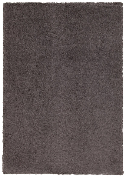 Tappeto Shaggy Desio - Grigio - Morbido e Resistente - Tinta Unita | Ideale per Soggiorno e Camera da Letto