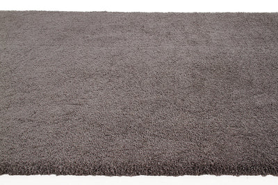 Tappeto Shaggy Desio - Grigio - Morbido e Resistente - Tinta Unita | Ideale per Soggiorno e Camera da Letto - CarpetLiving