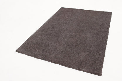 Tappeto Shaggy Desio - Grigio - Morbido e Resistente - Tinta Unita | Ideale per Soggiorno e Camera da Letto