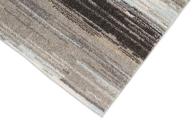 Tappeto righe Soave Stripe Blue/Grey - moderno e compatto - CarpetLiving