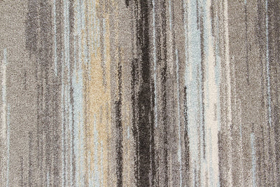 Tappeto righe Soave Stripe Blue/Grey - moderno e compatto - CarpetLiving