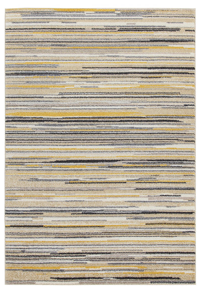 Tappeto righe Soave Stripe Cream/Yellow - elegante e luminoso - CarpetLiving