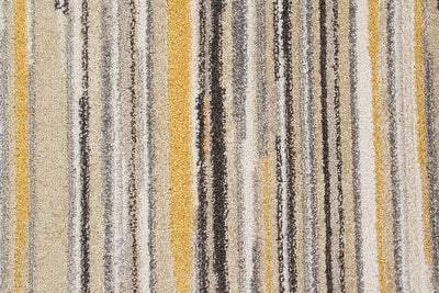 Tappeto righe Soave Stripe Cream/Yellow - elegante e luminoso - CarpetLiving