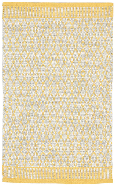 Tappeto in Cotone Giallo - Lavabile in Lavatrice | Ideale per la Cucina e il Bagno - CarpetLiving