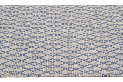 Tappeto in Cotone Blu - Lavabile in Lavatrice | Ideale per la Cucina e il Bagno - CarpetLiving