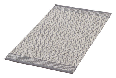 Tappeto in Cotone Grigio - Lavabile in Lavatrice | Ideale per la Cucina e il Bagno - CarpetLiving