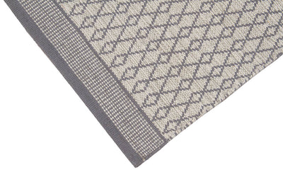 Tappeto in Cotone Grigio - Lavabile in Lavatrice | Ideale per la Cucina e il Bagno - CarpetLiving