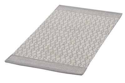 Tappeto in Cotone Grigio chiaro - Lavabile in Lavatrice | Ideale per la Cucina e il Bagno - CarpetLiving