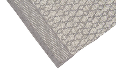 Tappeto in Cotone Grigio chiaro - Lavabile in Lavatrice | Ideale per la Cucina e il Bagno - CarpetLiving