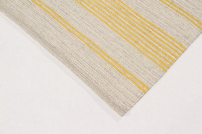 Tappeto in Cotone Giallo - Lavabile in Lavatrice | Ideale per la Cucina e il Bagno - CarpetLiving