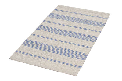 Tappeto in Cotone Blu - Lavabile in Lavatrice | Ideale per la Cucina e il Bagno - CarpetLiving