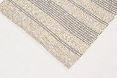 Tappeto in Cotone Grigio - Lavabile in Lavatrice | Ideale per la Cucina e il Bagno - CarpetLiving