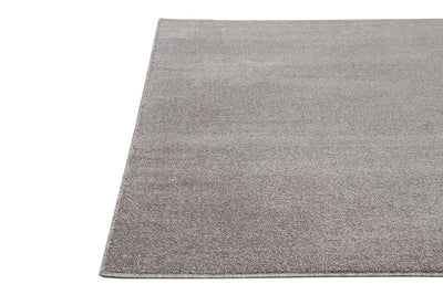 Tappeto tinta unita Soave Plain Grey - velluto chiaro e resistente - CarpetLiving