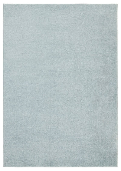 Tappeto tinta unita Soave Plain Blue - velluto azzurro e morbido - CarpetLiving
