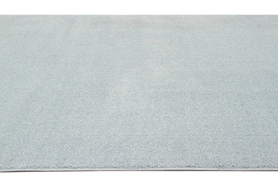 Tappeto tinta unita Soave Plain Blue - velluto azzurro e morbido - CarpetLiving