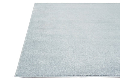 Tappeto tinta unita Soave Plain Blue - velluto azzurro e morbido - CarpetLiving