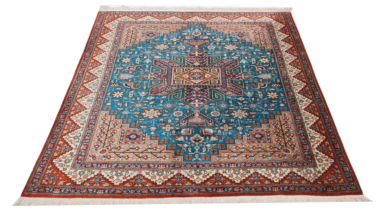 Persian Qum Silk Rug 206_142 cm