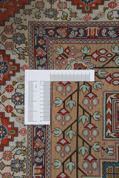 Tappeto Persiano QUM in seta 206x142cm