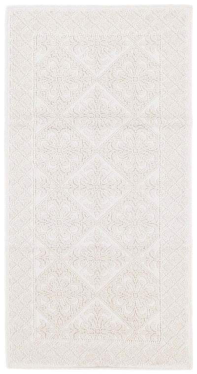 Tappeto per il Bagno in Cotone Bianco Olbia - Tappetino multiuso - CarpetLiving