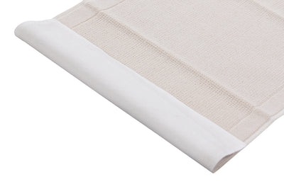 Tappeto per il Bagno in Cotone Bianco Olbia 1 - Tappetino multiuso - CarpetLiving
