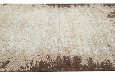 Tappeto Argentella - Beige Grigio - Design Vintage Astratto con sfumature colore | elegante per soggiorno e camera da letto - CarpetLiving