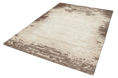Tappeto Argentella - Beige Grigio - Design Vintage Astratto con sfumature colore | elegante per soggiorno e camera da letto - CarpetLiving