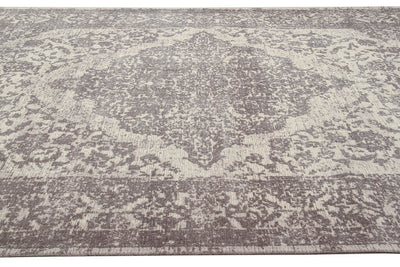 Tappeto Argentella Dark - Design Vintage Astratto con sfumature colore | elegante per soggiorno e camera da letto - CarpetLiving