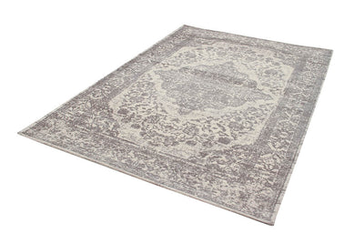 Tappeto Argentella Dark - Design Vintage Astratto con sfumature colore | elegante per soggiorno e camera da letto - CarpetLiving