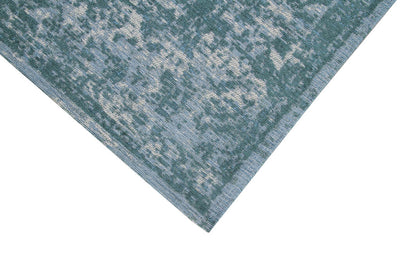 Tappeto Argentella Ming Blue - Design Vintage Astratto con sfumature colore | elegante per soggiorno e camera da letto - CarpetLiving