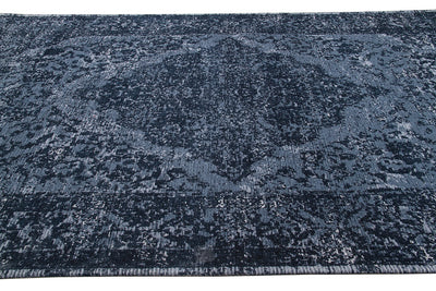 Tappeto Argentella Blu sky - Design Vintage Astratto con sfumature colore | elegante per soggiorno e camera da letto - CarpetLiving