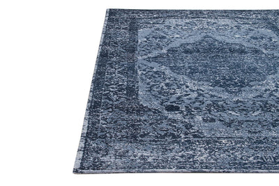 Tappeto Argentella Blu sky - Design Vintage Astratto con sfumature colore | elegante per soggiorno e camera da letto - CarpetLiving