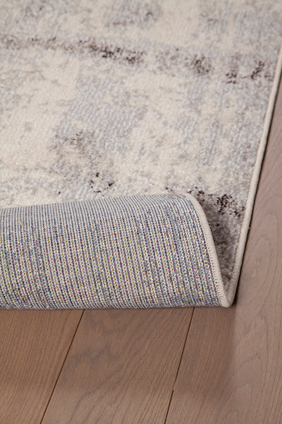 Tappeto moderno Soho 2 Ecru Blue - accenti azzurri fluo - CarpetLiving