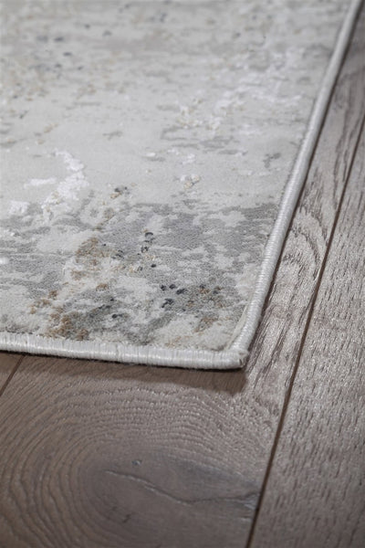 Tappeto Moderno MONFORT A Nero Beige - Design Contemporaneo Astratto - CarpetLiving