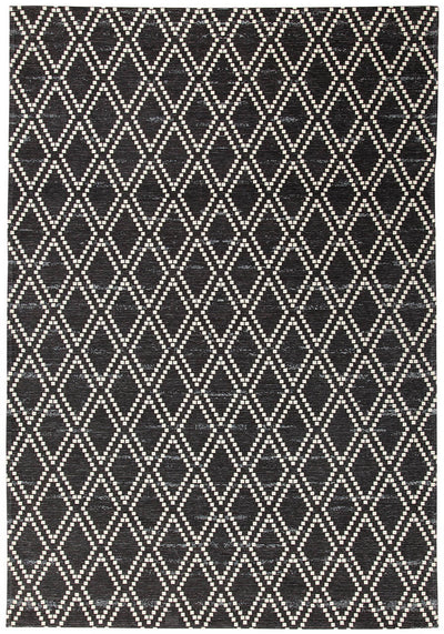Tappeto Argentella Antracite - Design Vintage Astratto con sfumature colore | elegante per soggiorno e camera da letto - CarpetLiving