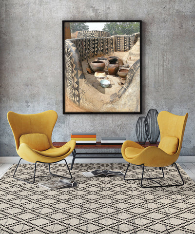 Tappeto Argentella Beige - Design Vintage Astratto con sfumature colore | elegante per soggiorno e camera da letto - CarpetLiving