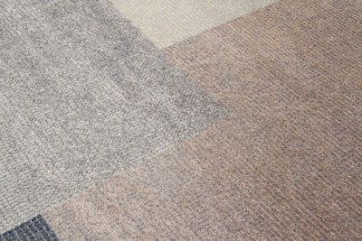Tappeto Moderno Premium Stile Geometrico Alan 1 Grigio e Blu - CarpetLiving