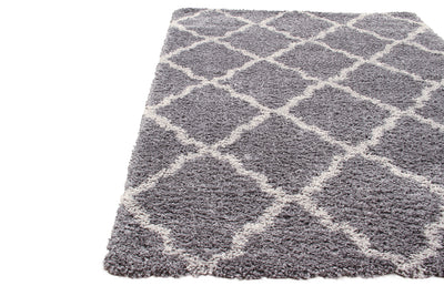 Tappeto Shaggy Boston Grigio scuro - Morbido e Resistente | Ideale per ogni ambiente - CarpetLiving