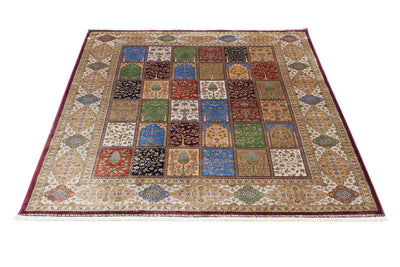 Tappeto Stile Orientale Qoum Shah - Effetto Seta - Disegno Classico - Multicolore - CarpetLiving