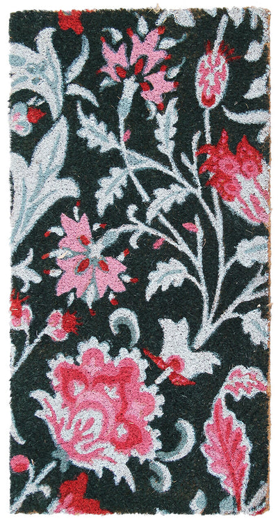Zerbino Floreale in Fibra di Cocco Naturale 75x40cm - Resistente e Sostenibile - CarpetLiving