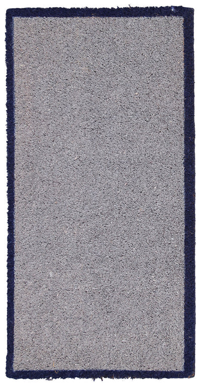Zerbino Moderno Grigio in Fibra di Cocco Naturale 75x40cm - Resistente e Sostenibile - CarpetLiving