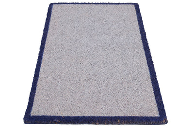 Zerbino Moderno Grigio in Fibra di Cocco Naturale 75x40cm - Resistente e Sostenibile - CarpetLiving